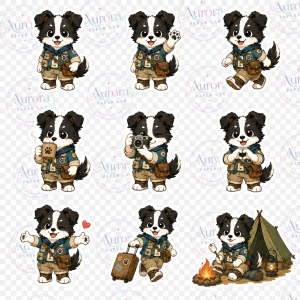 Pippo Dog Daily Sticker Pack A